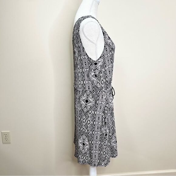 Lucky Brand Boho Mosaic Print Blouson Dress Medium - Picture 5 of 13